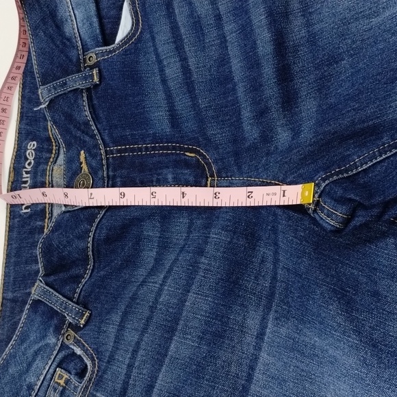 Maurices size 9 10 reg straight leg no distressing medium-dark wash maurice's - Picture 9 of 11